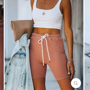 Vici Slack Cotton Sweat Shorts